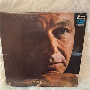 VINTAGE Frank Sinatra A Man Alone Album Art